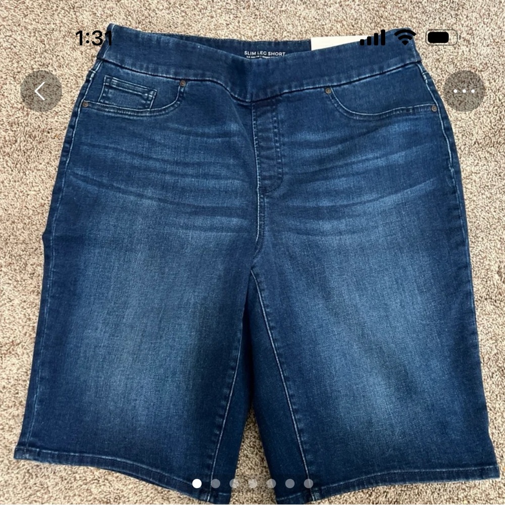 Chico’s Pull-On Denim Shorts